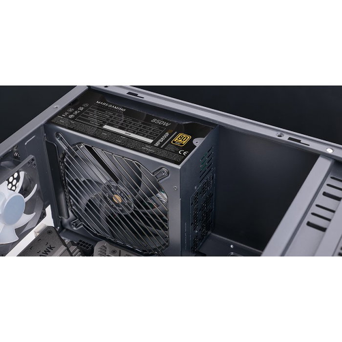 Mars Gaming MPB850PSI 850W 80 PLUS Gold Modular ATX 3.1 Mars Gaming MPB850PSI 850W 80 PLUS Gold Modular ATX 3.1